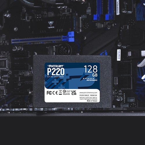 Patriot P220 128 Gb, Ssd P220s128g25