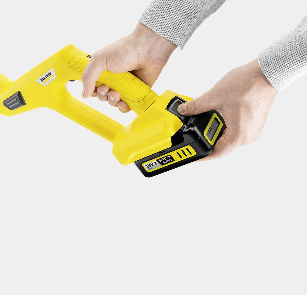 EAN 4054278548975 - Kärcher LTR 18-25 Battery 25 cm Batería Negro, Amarillo imagen 2
