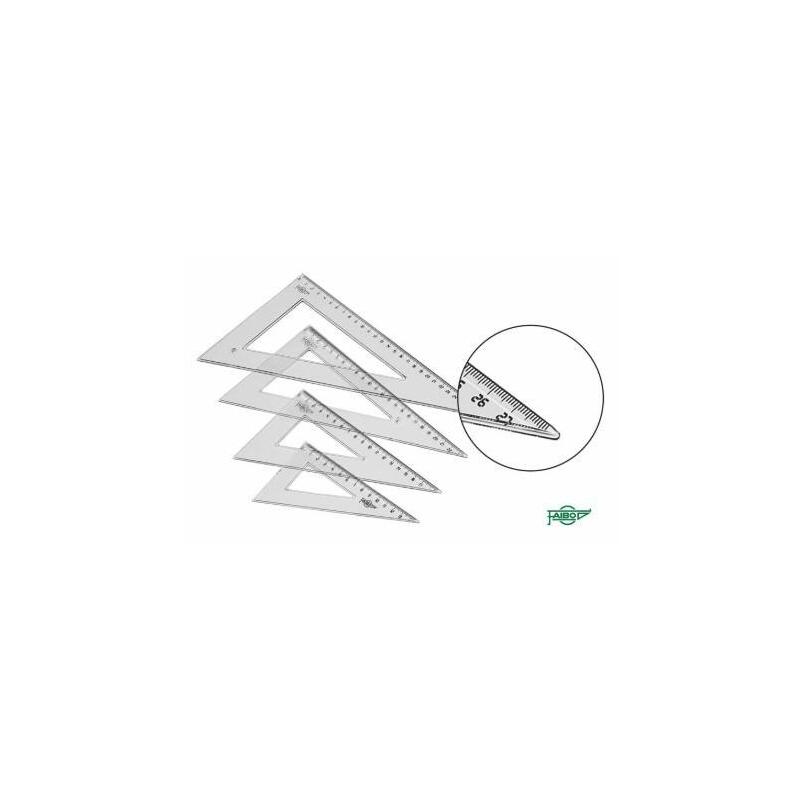 Faibo Cartabón Escolar 25 Cm Graduado