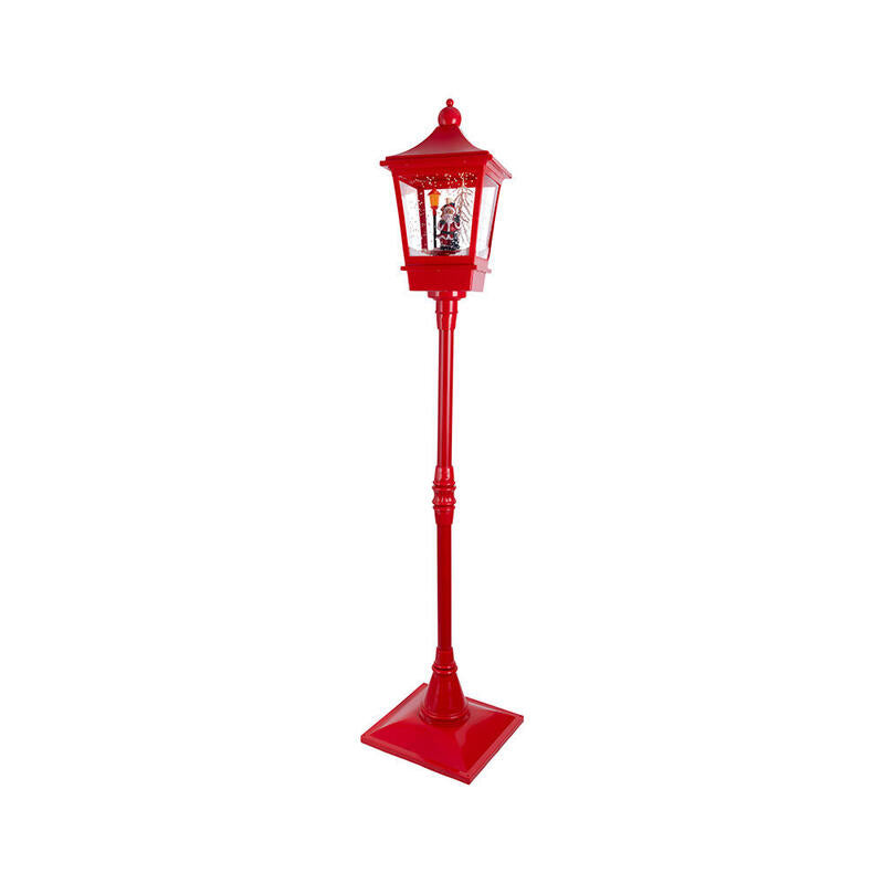 Farola Papa Noel Iluminada 37,5 X 37,5 X 185 Cm
