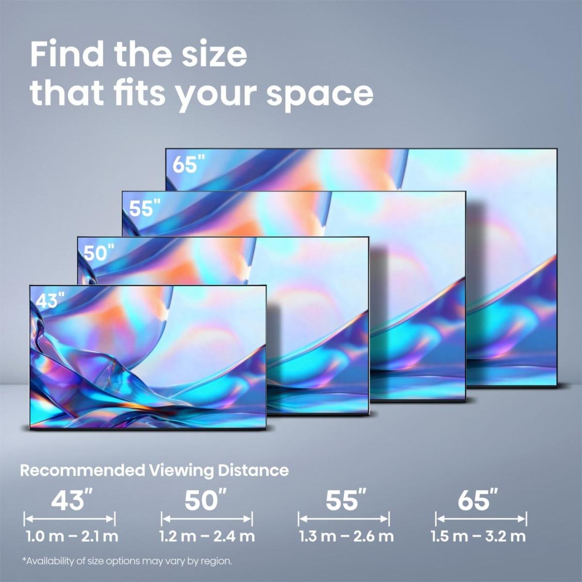 108,0cm 43" (3840x2160) Hisense 43a7ds Smart Tv 4k Hi-Qled 8ms 60hz Hdmi Usb Lan Hdr Vesa Wifi Bluetooth Black
