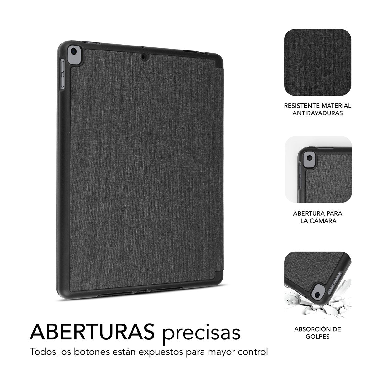 EAN 8436586742058 - SUBBLIM FUNDA TABLET IPAD 10.2'' 9/8/7 Gen BLACK imagen 3
