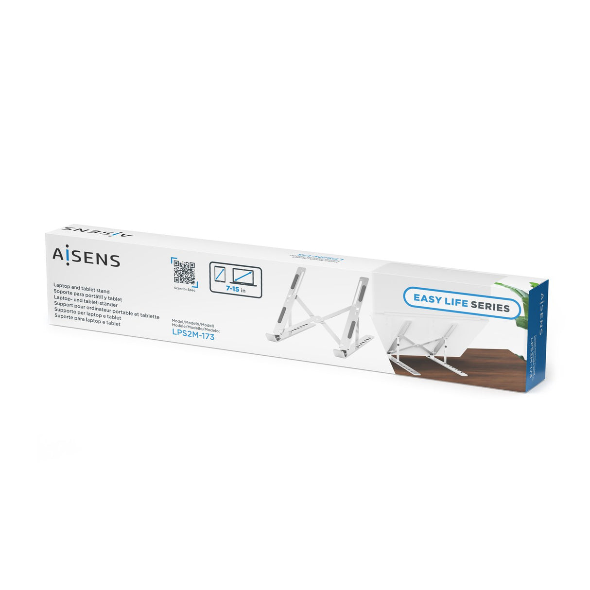 EAN 8436574708783 - AISENS LPS2M-173 soporte para ordenador portátil Soporte para ordenador portátil y tableta 38,1 cm (15") imagen 4
