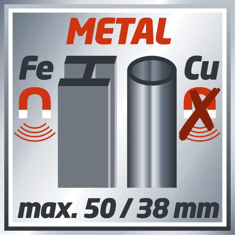 EAN 4006825616200 - Einhell TC-MD 50 multidetector digital Cable con corriente, Metal, Madera imagen 2