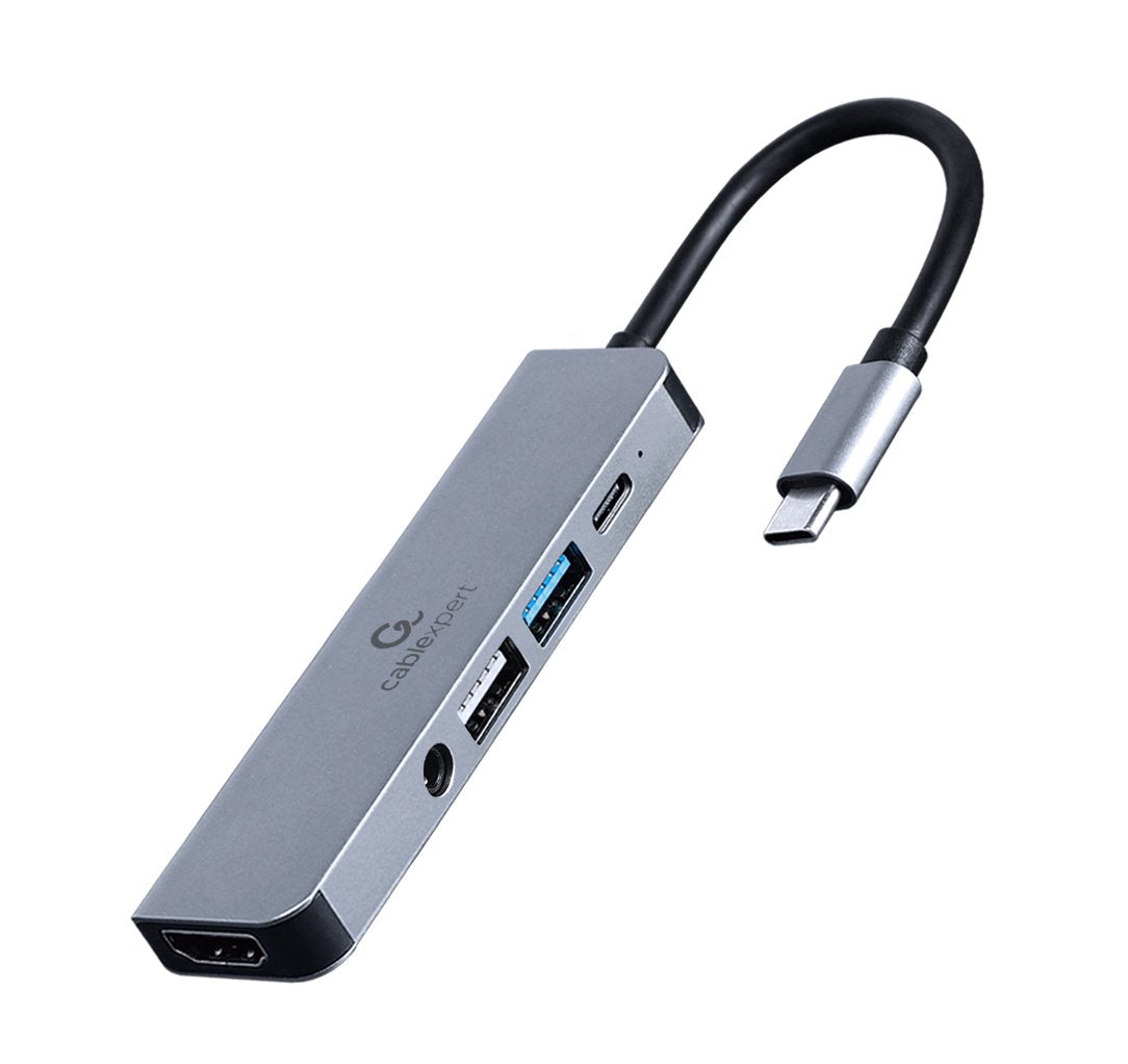 EAN 8716309124256 - Gembird A-CM-COMBO5-02 base para portátil y replicador de puertos Alámbrico USB 3.2 Gen 1 (3.1 Gen 1) Typ imagen 2