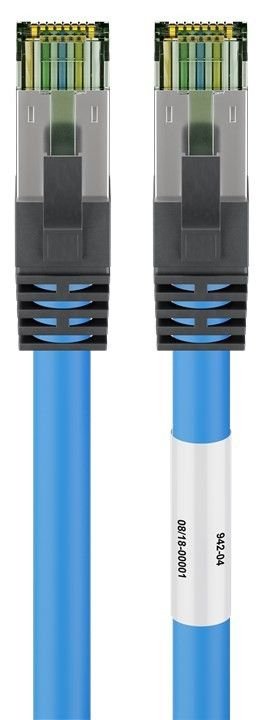 Goobay 45658 Cable De Red 0,5 M Cat8.1 S/Ftp (S-Stp) Azul
