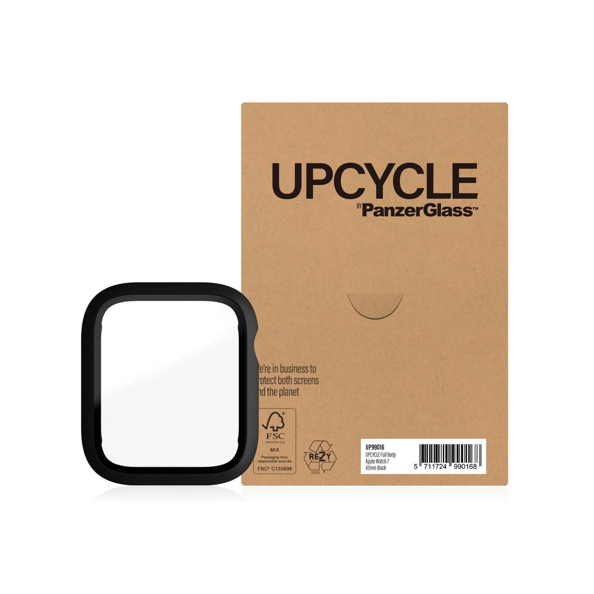 EAN 5711724990168 - PanzerGlass ® Screen Protector Upcycle Full Body Apple Watch Series 8 | 7 | 45mm Protector de pantalla 1 imagen 2
