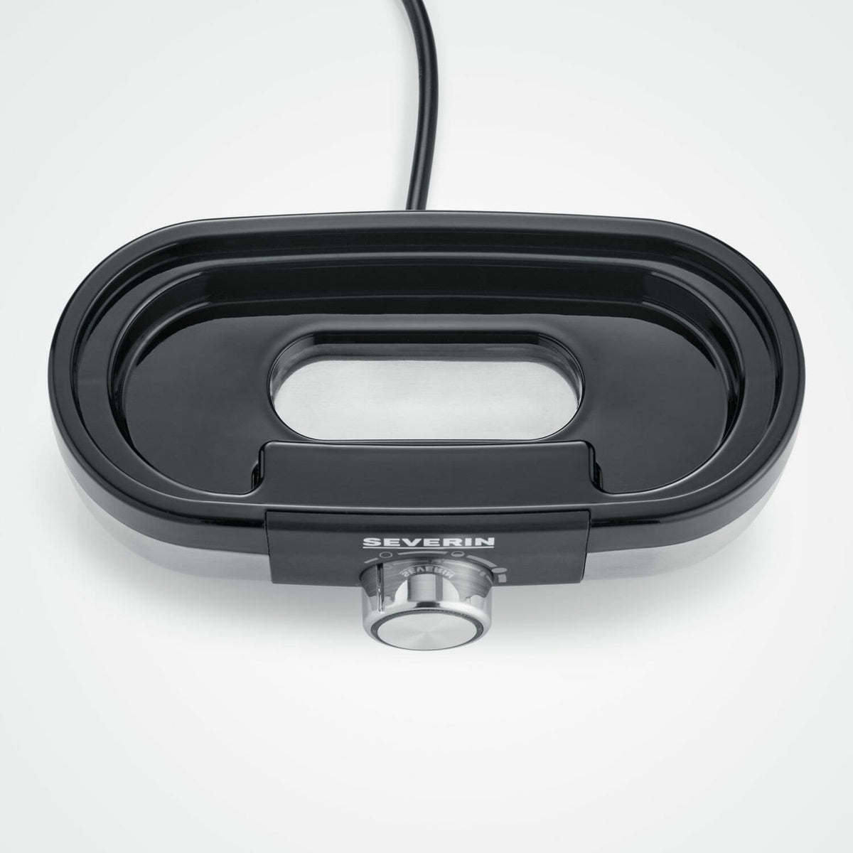 Severin Ek 3163 3 Huevos Negro, Acero Inoxidable, Transparente