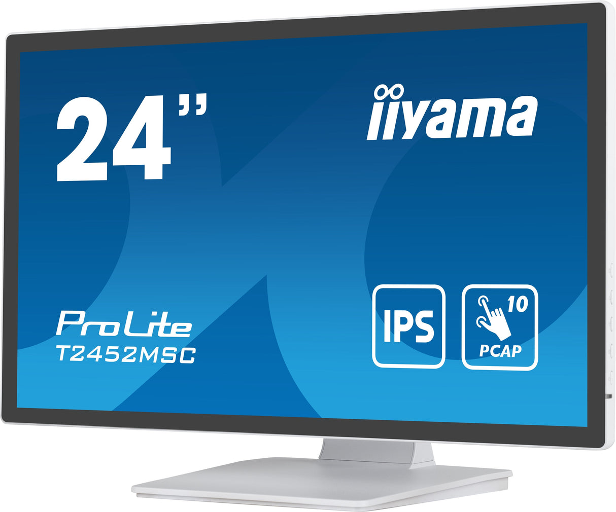 Iiyama 60,5 Cm 23,8" T2452msc-W1 16:9 M-Touch Hdmi+2usb Ips