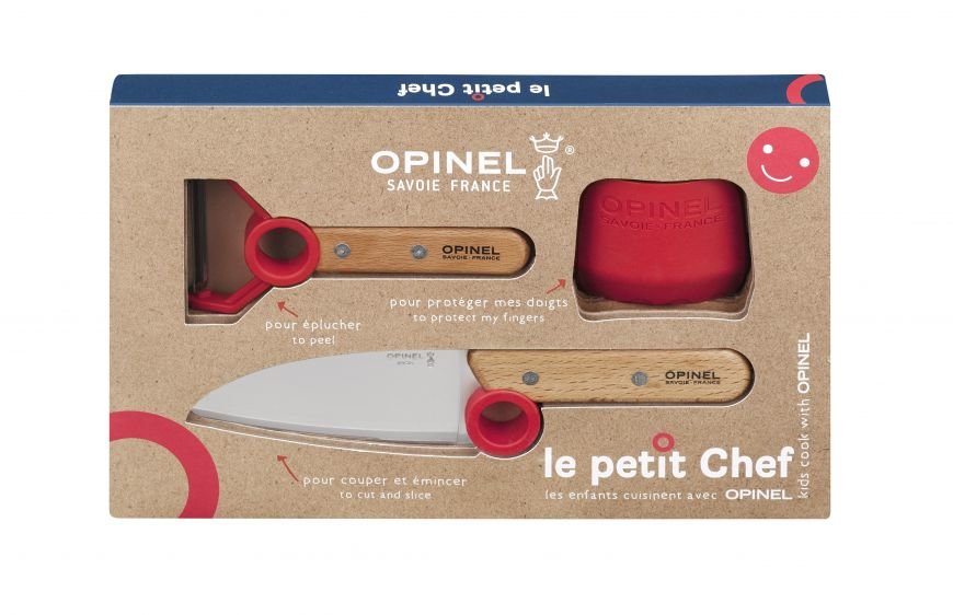 Opinel Le Petit Chef Küchenmesser-Set 3 Tlg.