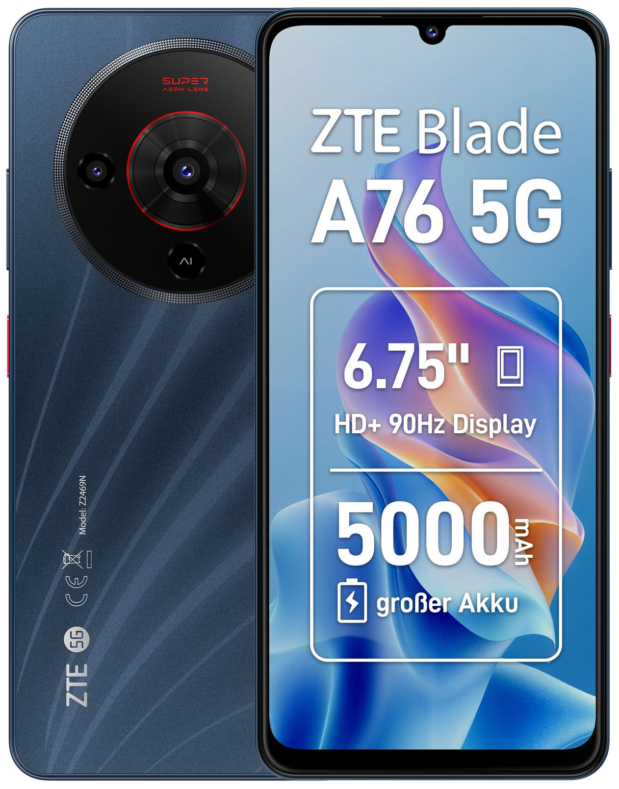 Zte Blade A76 5g Schwarz