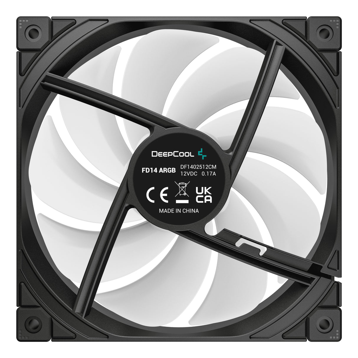 Ventilador Pc Deepcool Fd14 Argb 140x140x25 140 Mm R-Fd14-Bkapn1-G