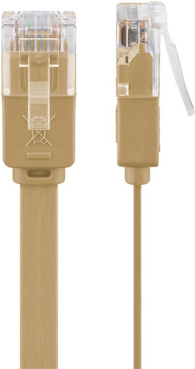 EAN 4040849958854 - Goobay 95885 cable de red Marrón claro 20 m Cat6 U/UTP (UTP) imagen 3