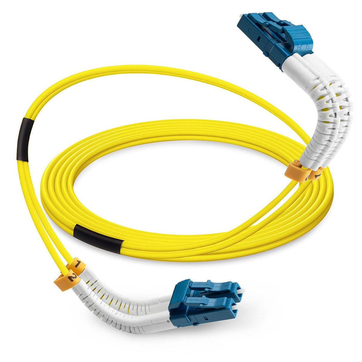 EAN 5715063506134 - Lanview LVO231410-FLEX Cable de fibra óptica e InfiniBand 10 m LC LC/LC Amarillo imagen 4