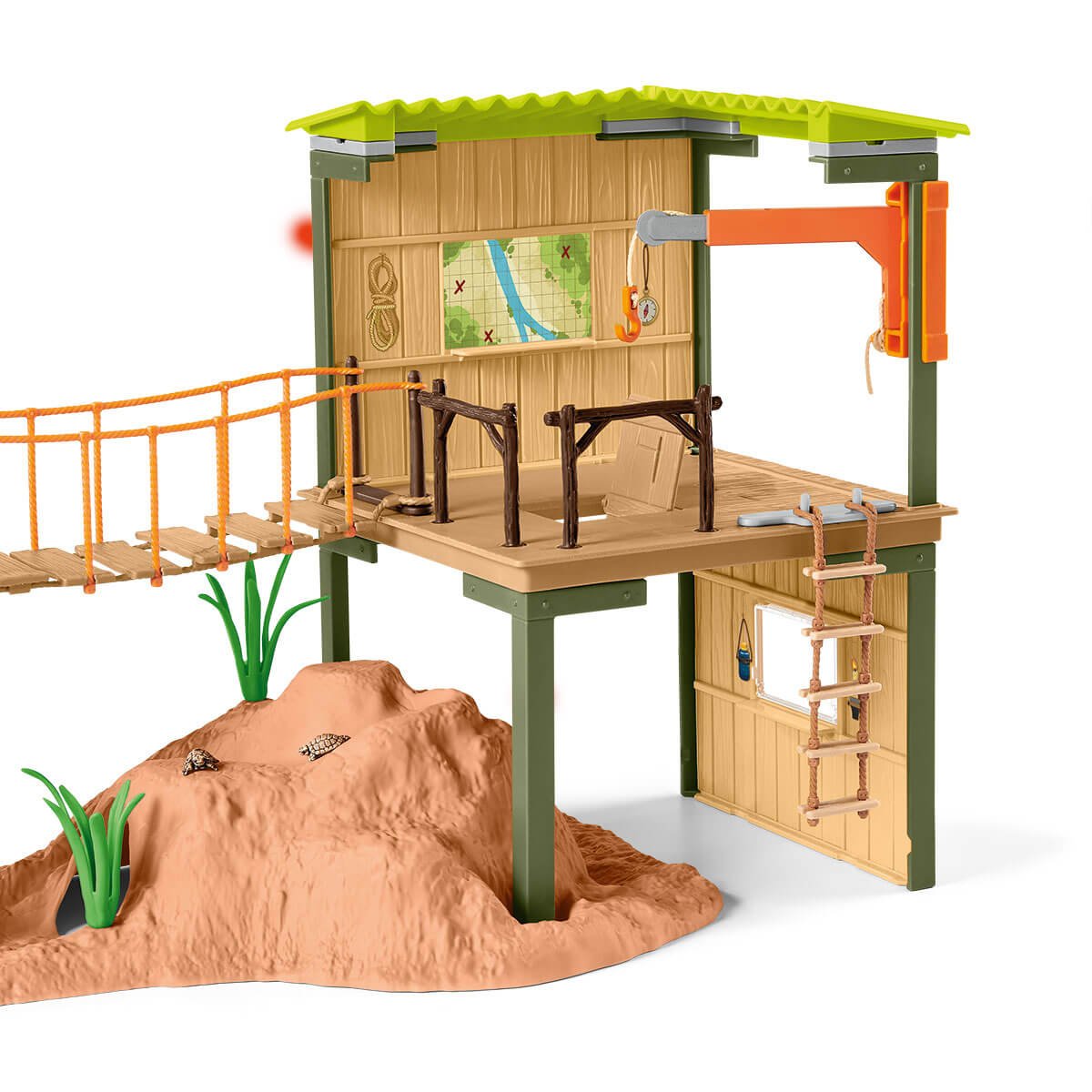 Estación De Aventuras Schleich Wild Life, Figura De Juguete 42594