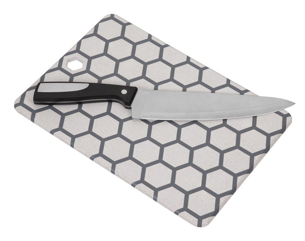 EAN 4260403577653 - Resto Kitchenware 95401 tabla de cocina para cortar Rectangular Plástico Gris, Blanco imagen 6