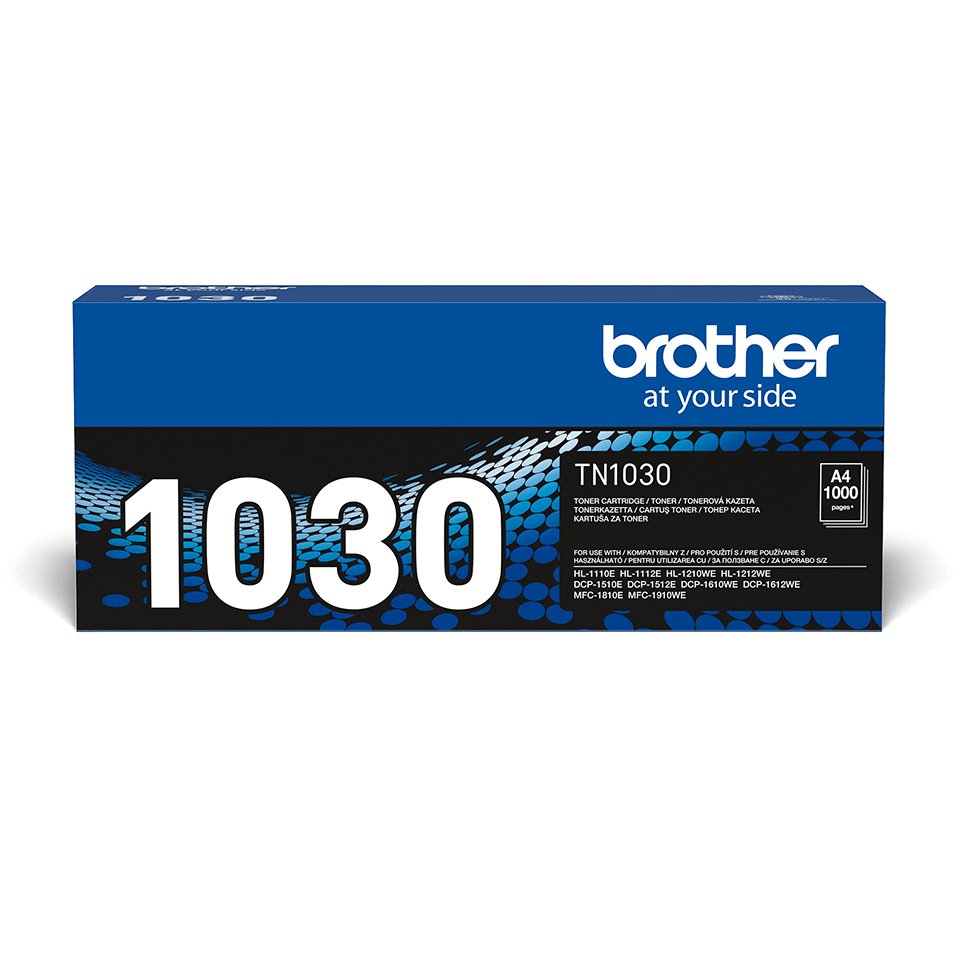 EAN 4977766721745 - Brother TN-1030 cartucho de tóner 1 pieza(s) Original Negro imagen 1