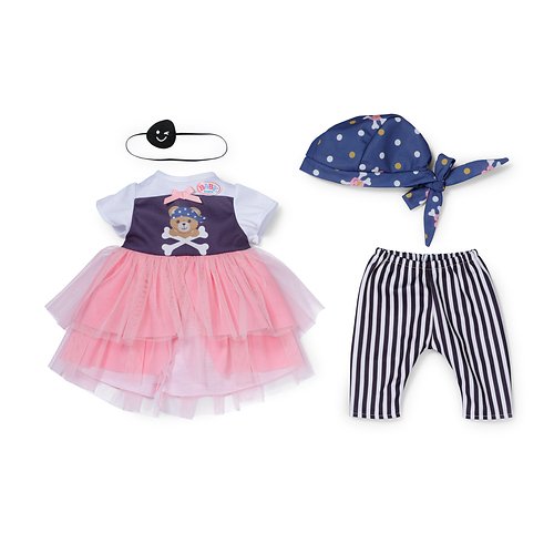 Zapf Creation Baby Born® Conjunto Niña Pirata 43cm, Accesorios Para Muñecas 839737