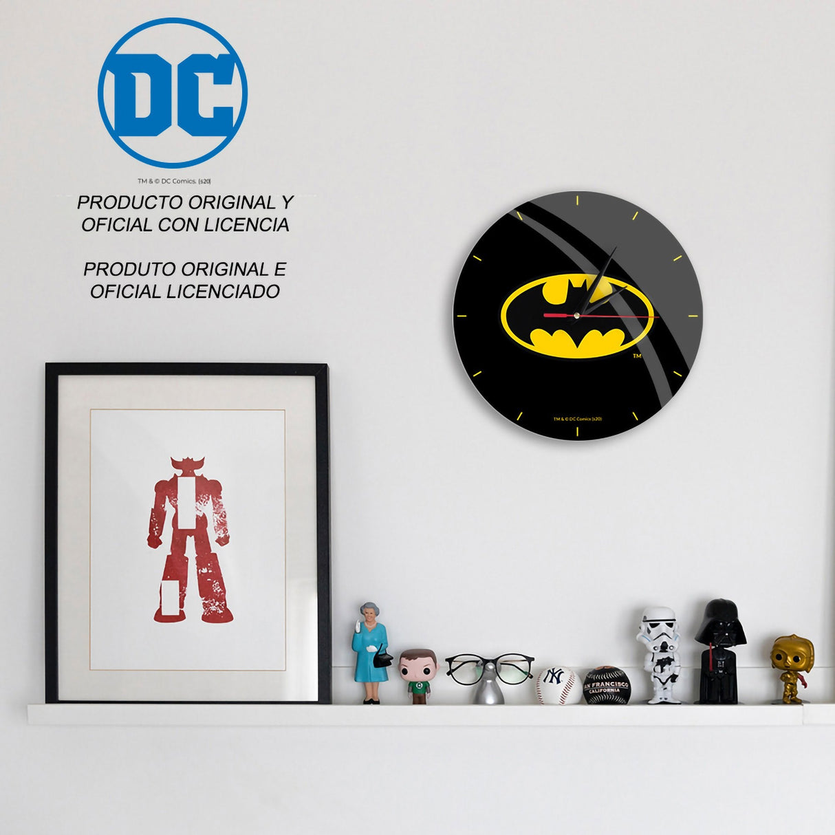 EAN 5903932117172 - ERT Group LCWWCBATMAN062 reloj de mesa o pared Reloj de pared mecánico Círculo Multicolor imagen 6