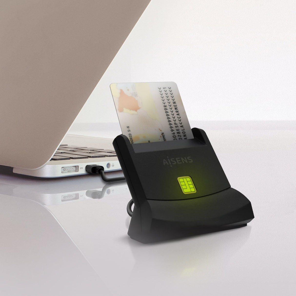 EAN 8436574707953 - AISENS ASCR-SN05-BK lector de tarjeta inteligente Interior USB USB 2.0 imagen 5