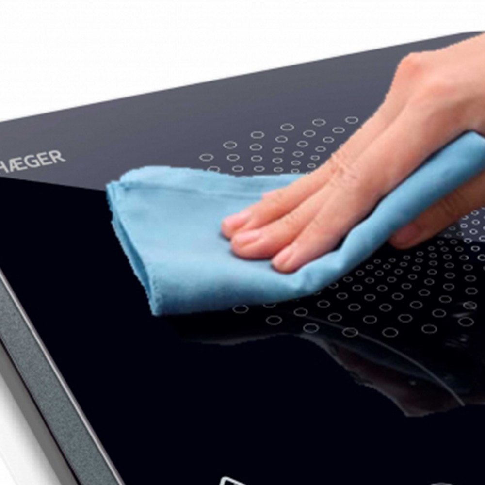 Haeger Hp-Ind.002a Hobs Negro, Gris Encimera Con Placa De Inducción 1 Zona(S)