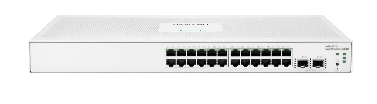 Hpe Aruba Switch Instant On 1830 24g 2sfp 24 X 10/100/1000 + 2 X Gigabit Sfp