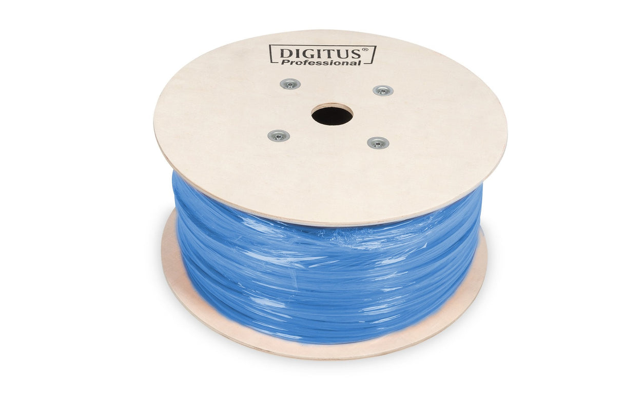 Cable De Instalación U-Ftp Cat 6a, 500 Mhz Eca (En 50575), Awg 23/1, Bobina De 305 M, Sx, Azul