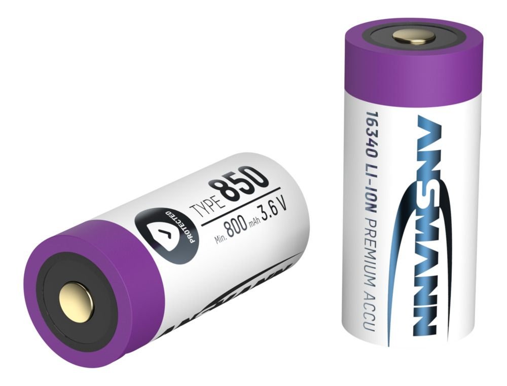 Ansmann 16340 Li-Ion Akku 850mah 3,6v Versión Estándar 1300-0017