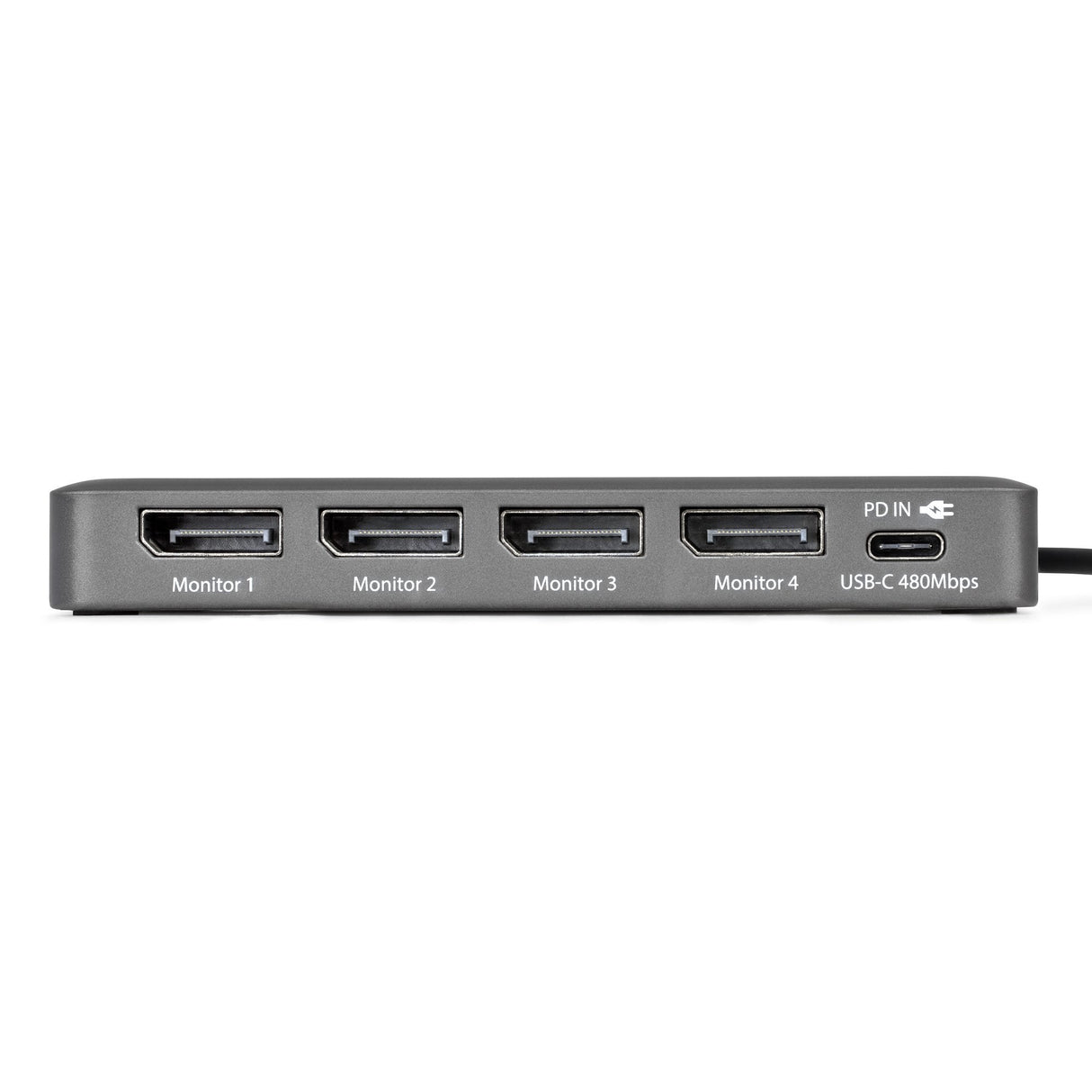 Startech Usb-C Zu 4-Monitor Workstation Adapter 4k 60hz Displayport 140w Pd Passthrough Usb Fur Tastatur Und Raton Taa