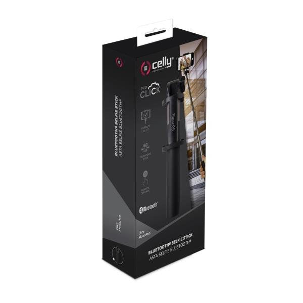 Celly Click Monopod Palo Para Selfie Bluetooth Negro