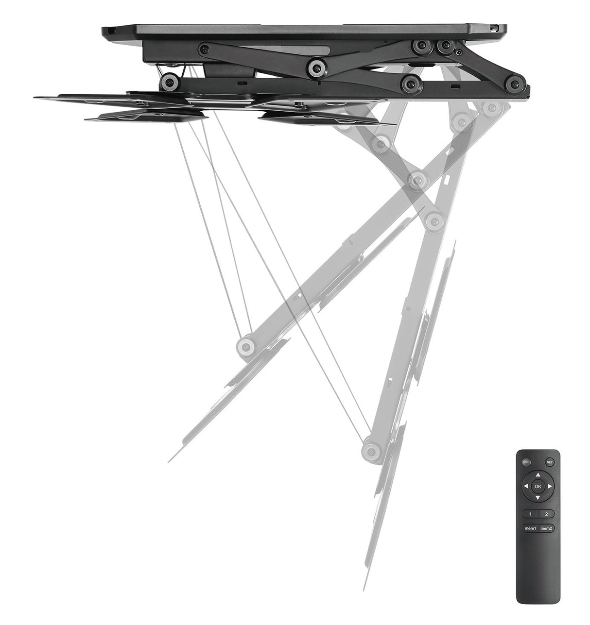 Mywall Hl40ml Tv Deckenhalter Motorisiert Neigbar 23-55" Negro