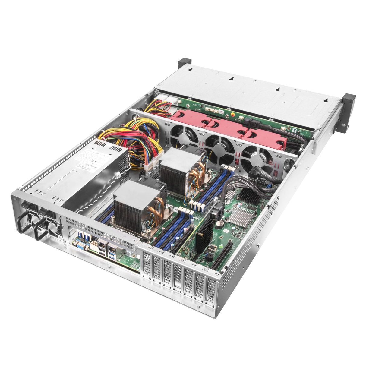 Silverstone Chasis De Almacenamiento Con Montura En Rack 2u De 12 Bahías 2,5/3,5 Hdd/Ssd Con Interfaz Mini-Sas Hd Sff-8643 12 Gb/S