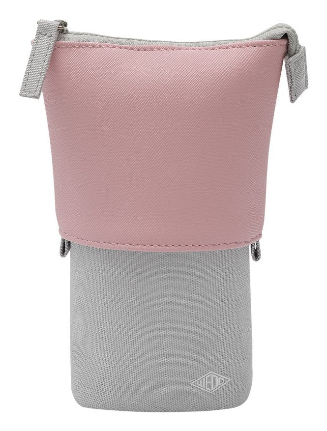 EAN 4003801867168 - Wedo 242 73009 Estuche suave Tela, Imitación piel, Poliéster Gris, Rosa imagen 1