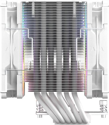 Scythe Mugen 6 Dual Fan White Argb Edition, Disipador De Cpu Blanco, 120 Mm Scmg-6000dwr
