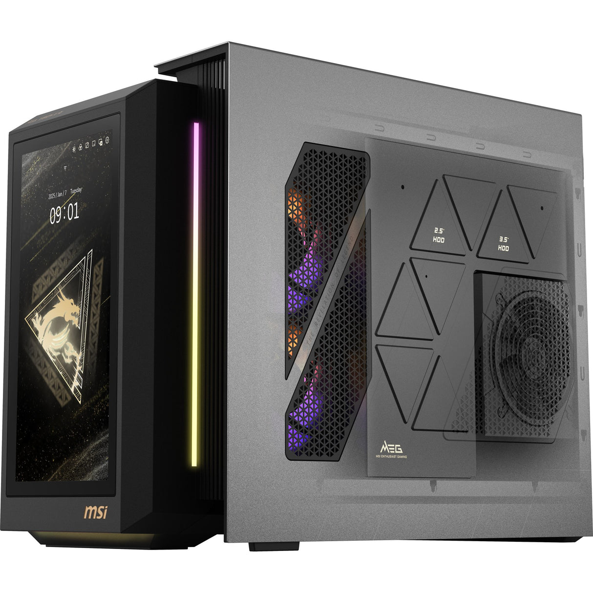 EAN 4711377288743 - MSI MEG Vision X AI 2NVZ9-003EU Intel Core Ultra 9 285K 64 GB DDR5-SDRAM 2 TB SSD NVIDIA GeForce RTX 5090 imagen 3