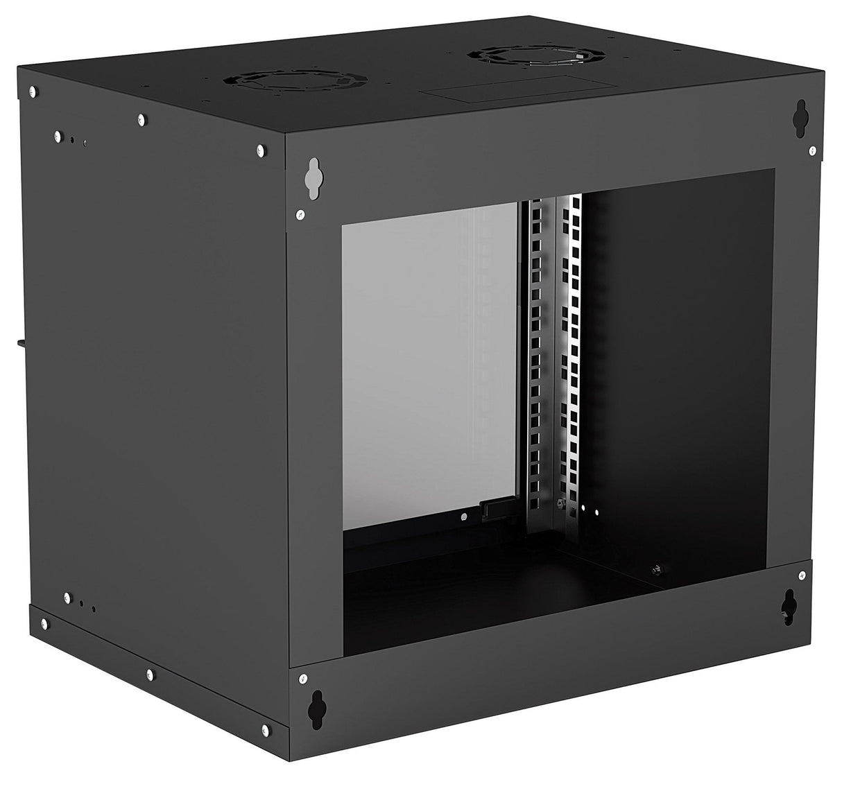 EAN 0766623714174 - Intellinet 714174 armario rack 9U Bastidor de pared Negro imagen 2