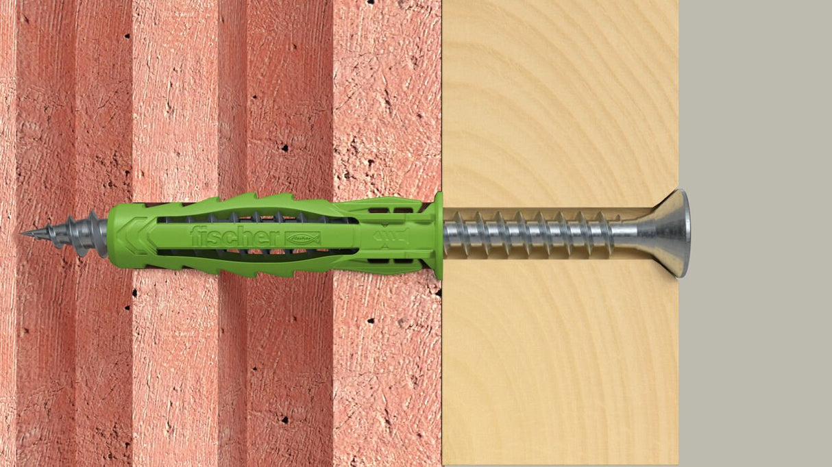 EAN 4048962481402 - Fischer 567814 tornillo de anclaje y taco 45 pieza(s) Juego de enchufes de pared y tornillos 40 mm imagen 8