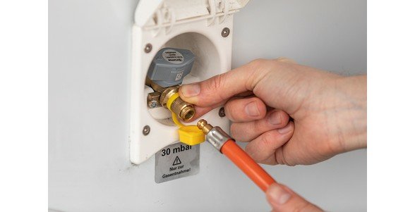 Campingaz Party Grill 400 Caravan Connect Cocina De Gas, Parrilla De Gas Negro/Azul, 30mbar, Con Conexión Para Caravana, Modelo 2023