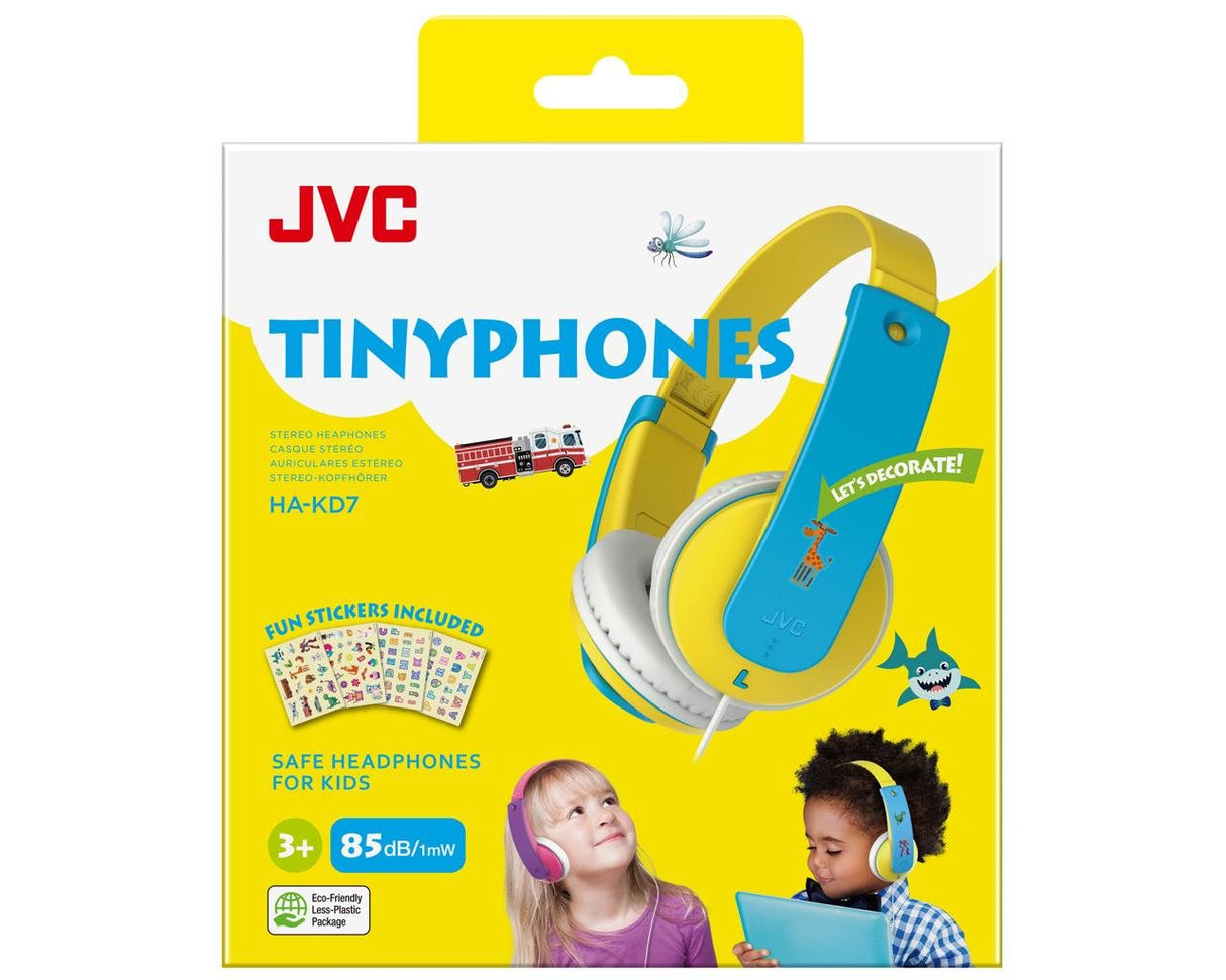 Auriculares Infantiles Jvc Ha-Kd7 Jack 3.5 Amarillos