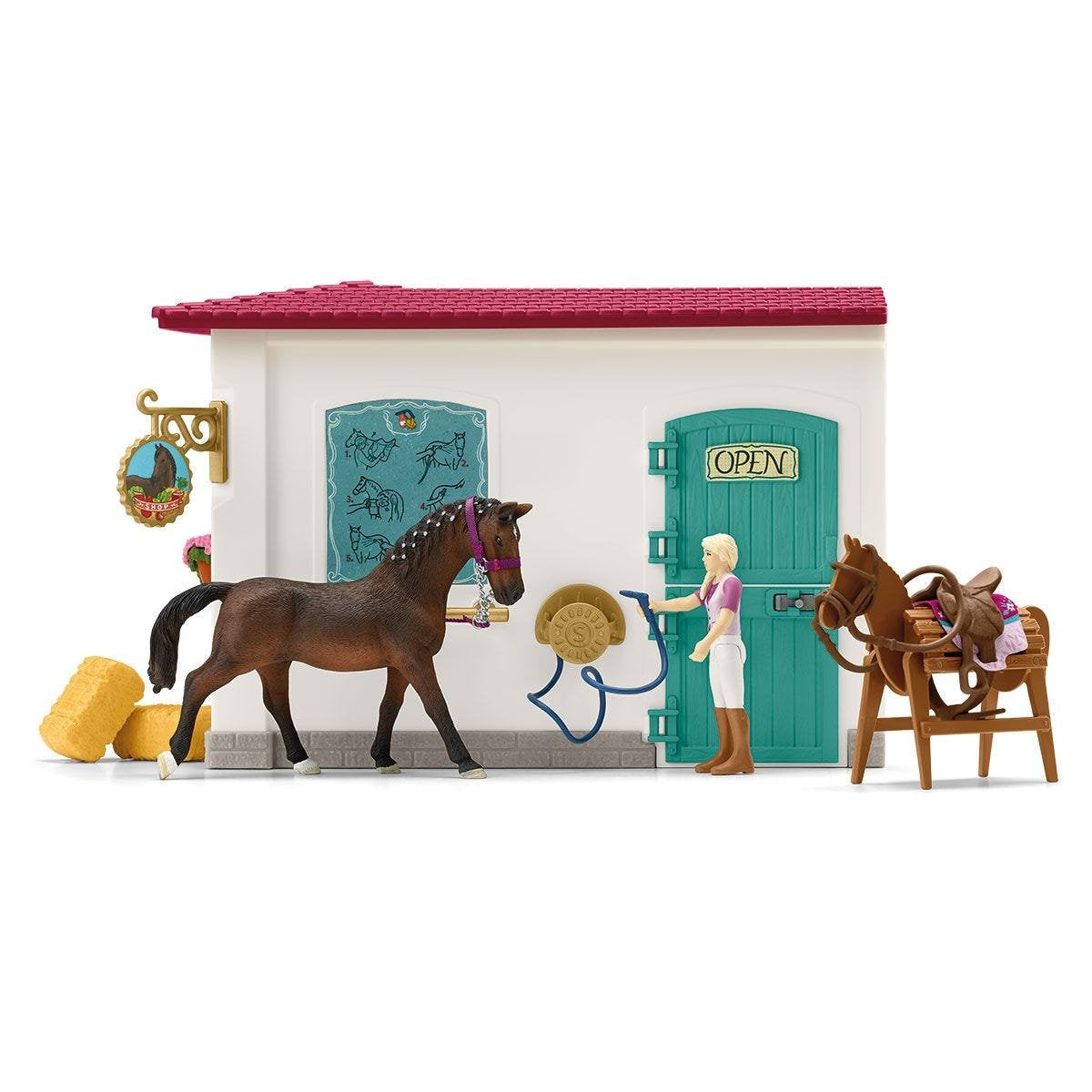 Tienda De Equitación Schleich Horse Club, Figura De Juguete