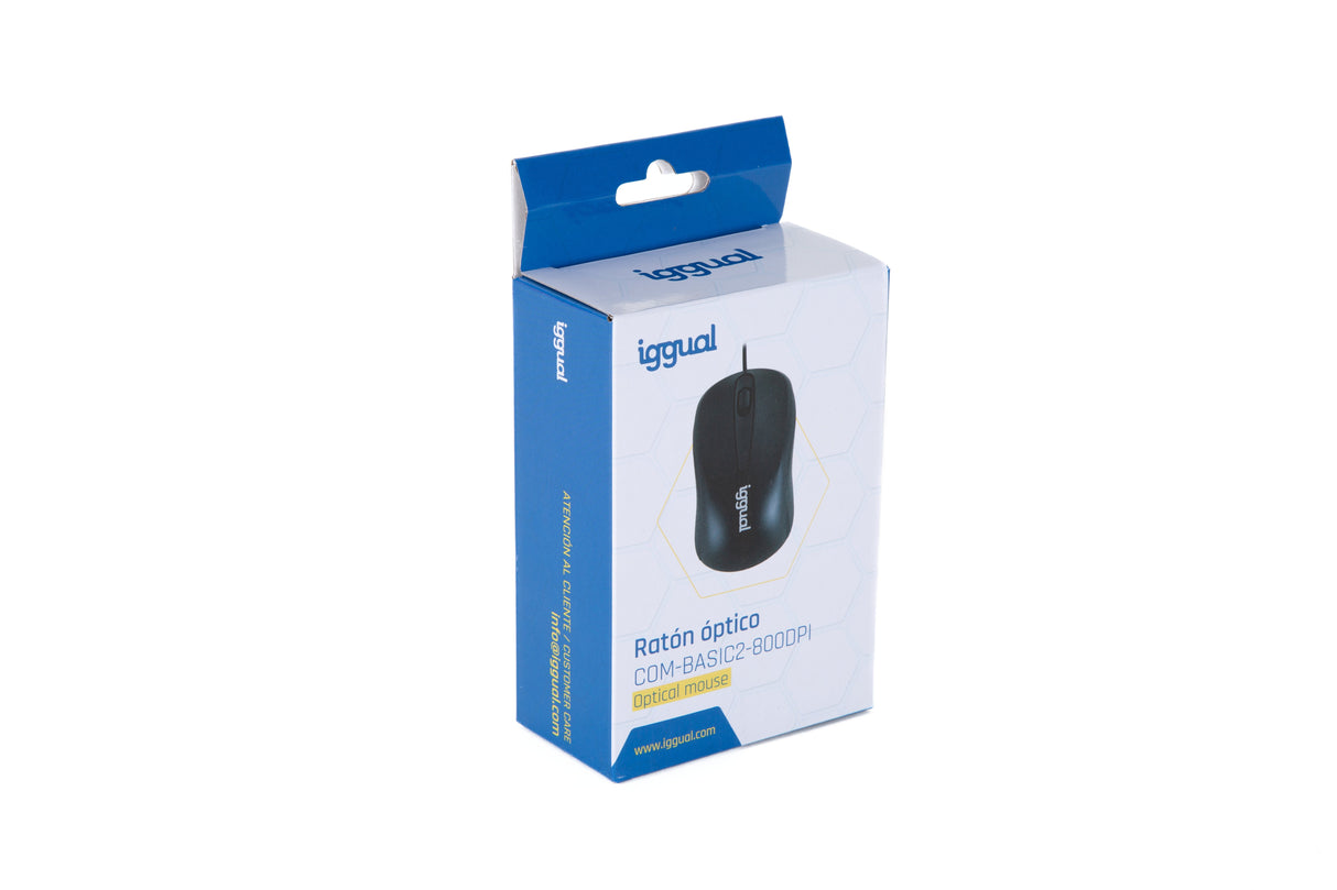 EAN 8435364318867 - iggual COM-BASIC2-800DPI ratón Oficina Ambidextro USB tipo A imagen 4