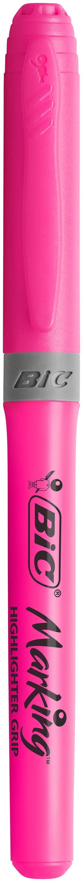 EAN 0070330312548 - BIC Highlighter Grip marcador 12 pieza(s) Punta de cincel Rosa imagen 3