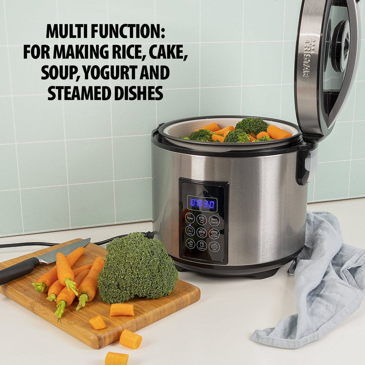 Vaporera Tristar Rk-6138 1 Cesta(S) Independiente 900 W Gris