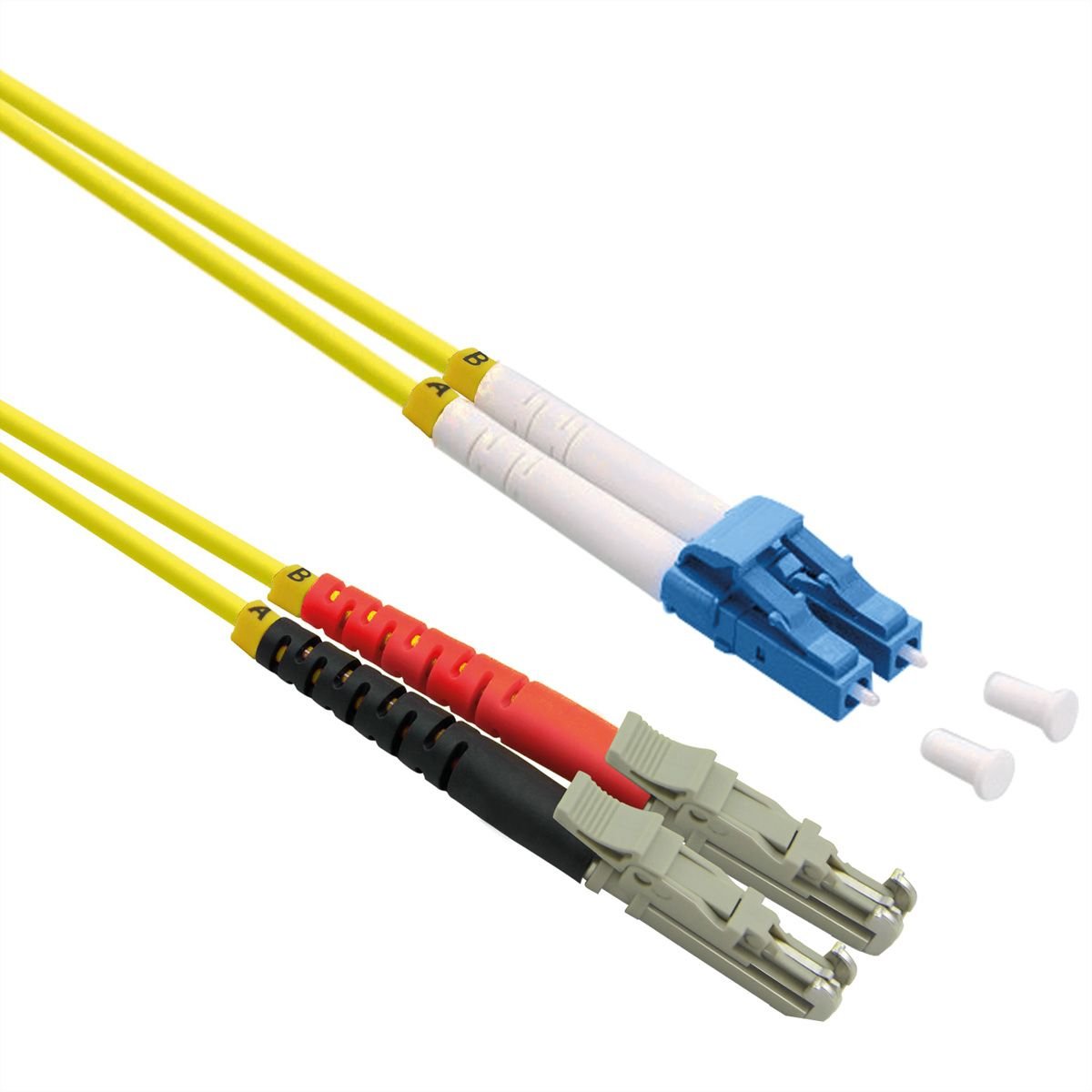 Roline Lwl-Cable Duplex 9 125m Os2, Lsh Apc Lc Upc, Lsoh, Gelb, 1 M