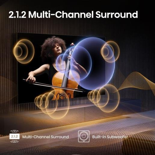 Televisor Hisense 75" 75u7q Pro Smart Tv Mini-Led Uhd 4k Hdr 165hz