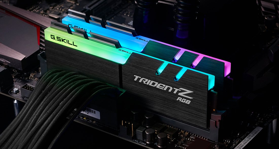 Memoria Ram G.Skill Trident Z Rgb F4-3200c16d-64gtzr 64 Gb Ddr4 3200 Mhz