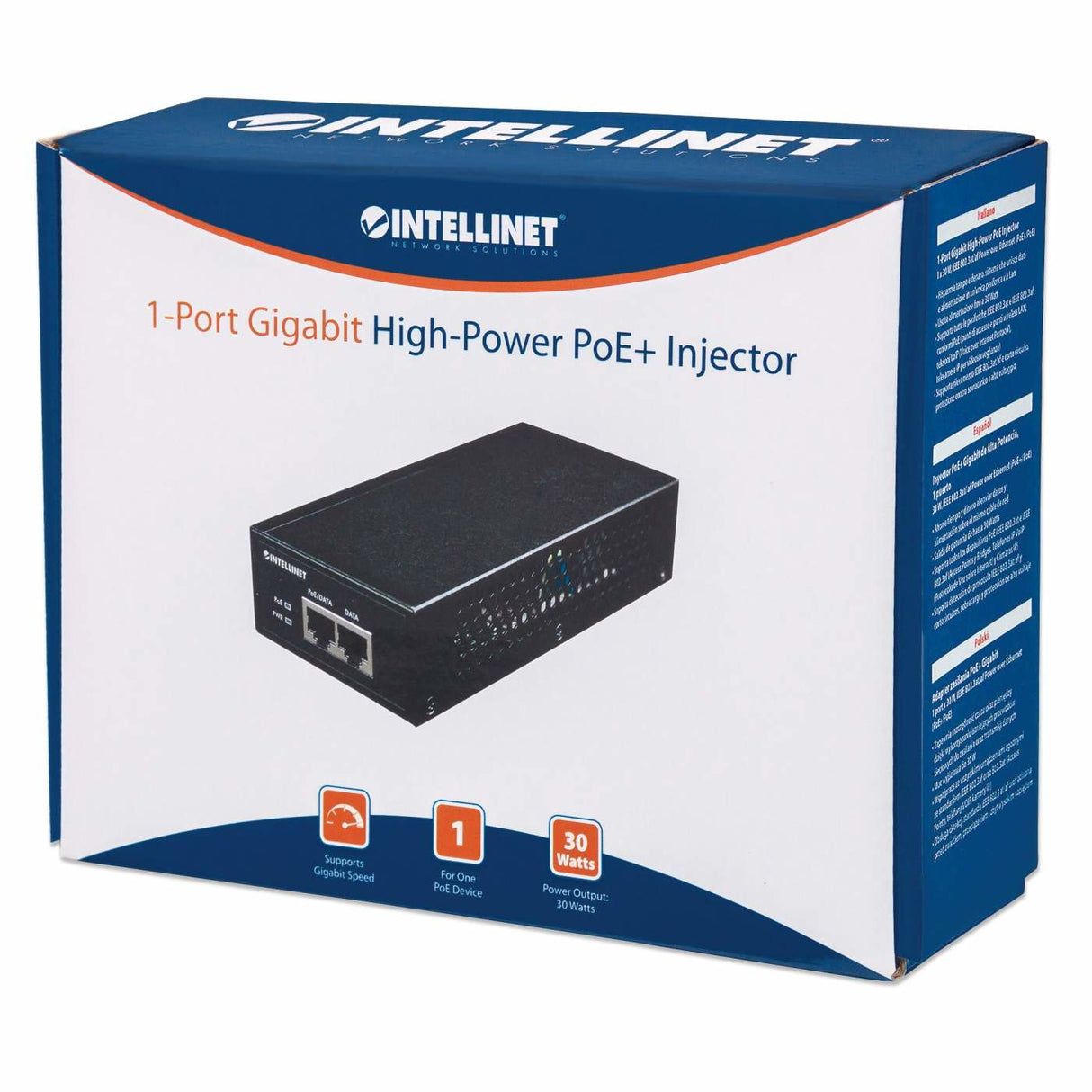 EAN 0070090134732 - Intellinet 560566 adaptador e inyector de PoE Gigabit Ethernet imagen 7