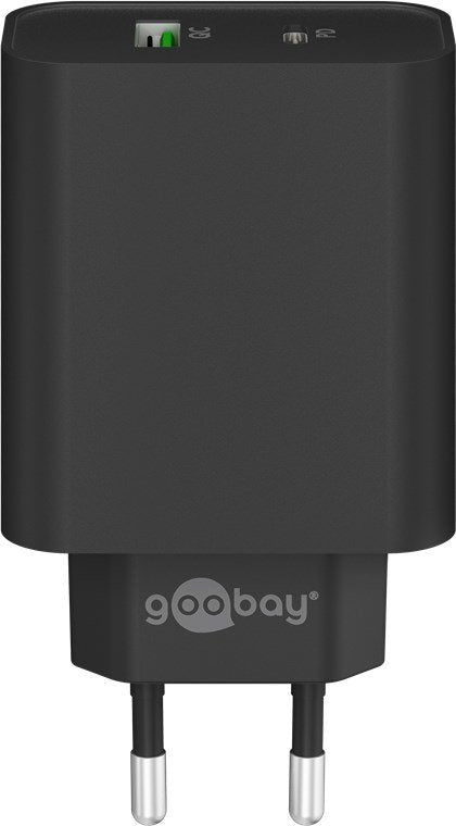 Cargador  Goobay 65411, Negro