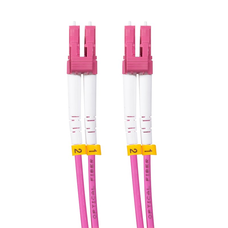 Logilink Steel Armored Fiber Patch Cord Om4, Duplex Lc Upc - Lc Upc, 5.0 M