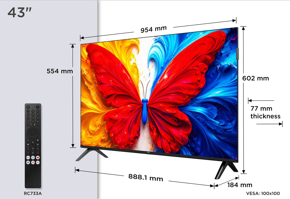 Tcl Tcl 43s5l Qled Tv (Null Cm (Null Zoll)) 43s5l
